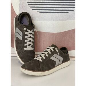 Dr Scholl's Women's Sweet Kicks Oxford Olive Fabric Size 9M